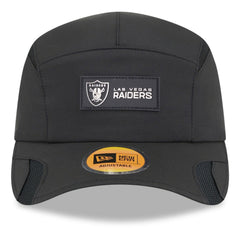 Las Vegas Raiders New Era 2025 Sideline Runner Adjustable Hat Black