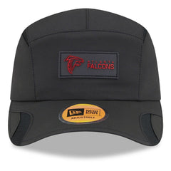 Atlanta Falcons New Era 2025 Sideline Runner Adjustable Hat Black