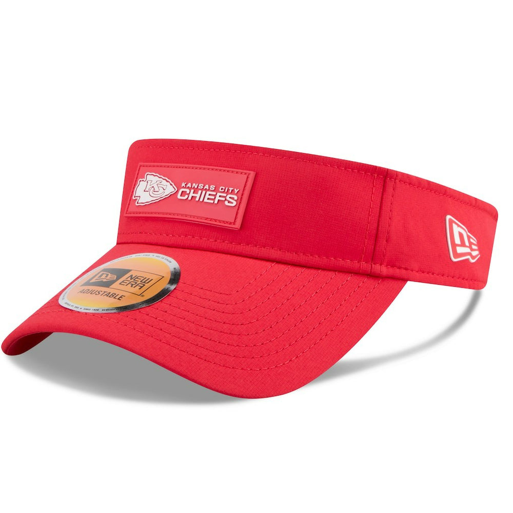 Kansas City Chiefs New Era 2025 Sideline Visor Red