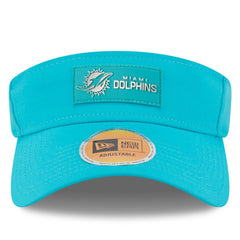 Miami Dolphins New Era 2025 Sideline Visor Aqua