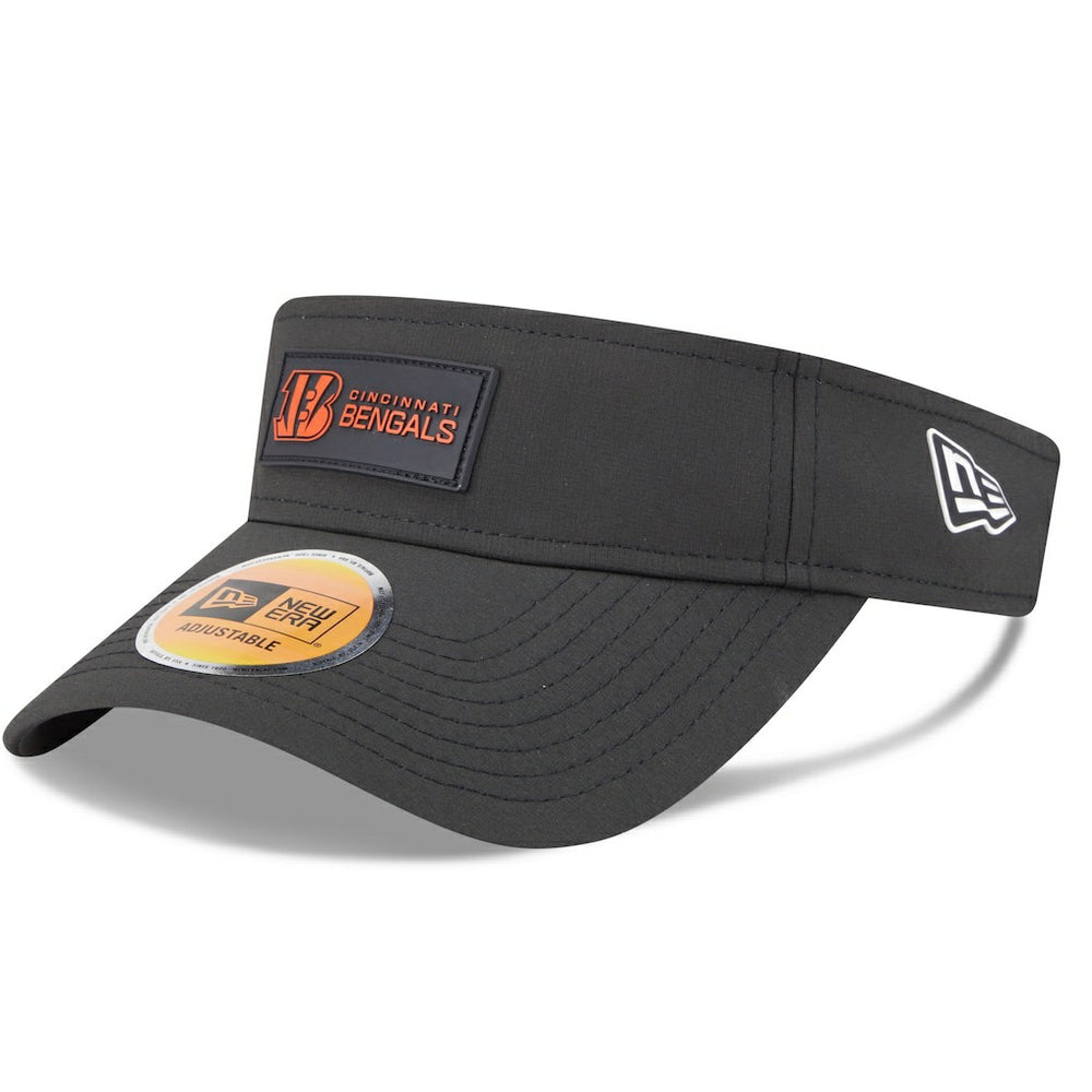 Cincinnati Bengals New Era 2025 Sideline Visor Black