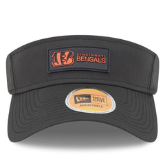 Cincinnati Bengals New Era 2025 Sideline Visor Black
