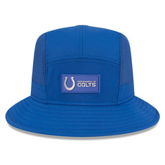 Indianapolis Colts New Era 2025 Sideline Bucket Hat Royal