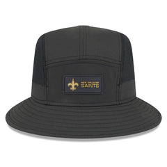 New Orleans Saints New Era 2025 Sideline Bucket Hat Black
