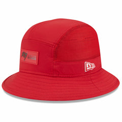Tampa Bay Buccaneers New Era 2025 Sideline Bucket Hat Red