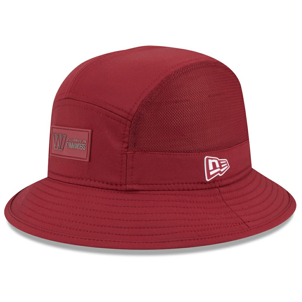 Washington Commanders New Era 2025 Sideline Bucket Hat Burgundy