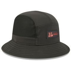 Cincinnati Bengals New Era 2025 Sideline Bucket Hat Black