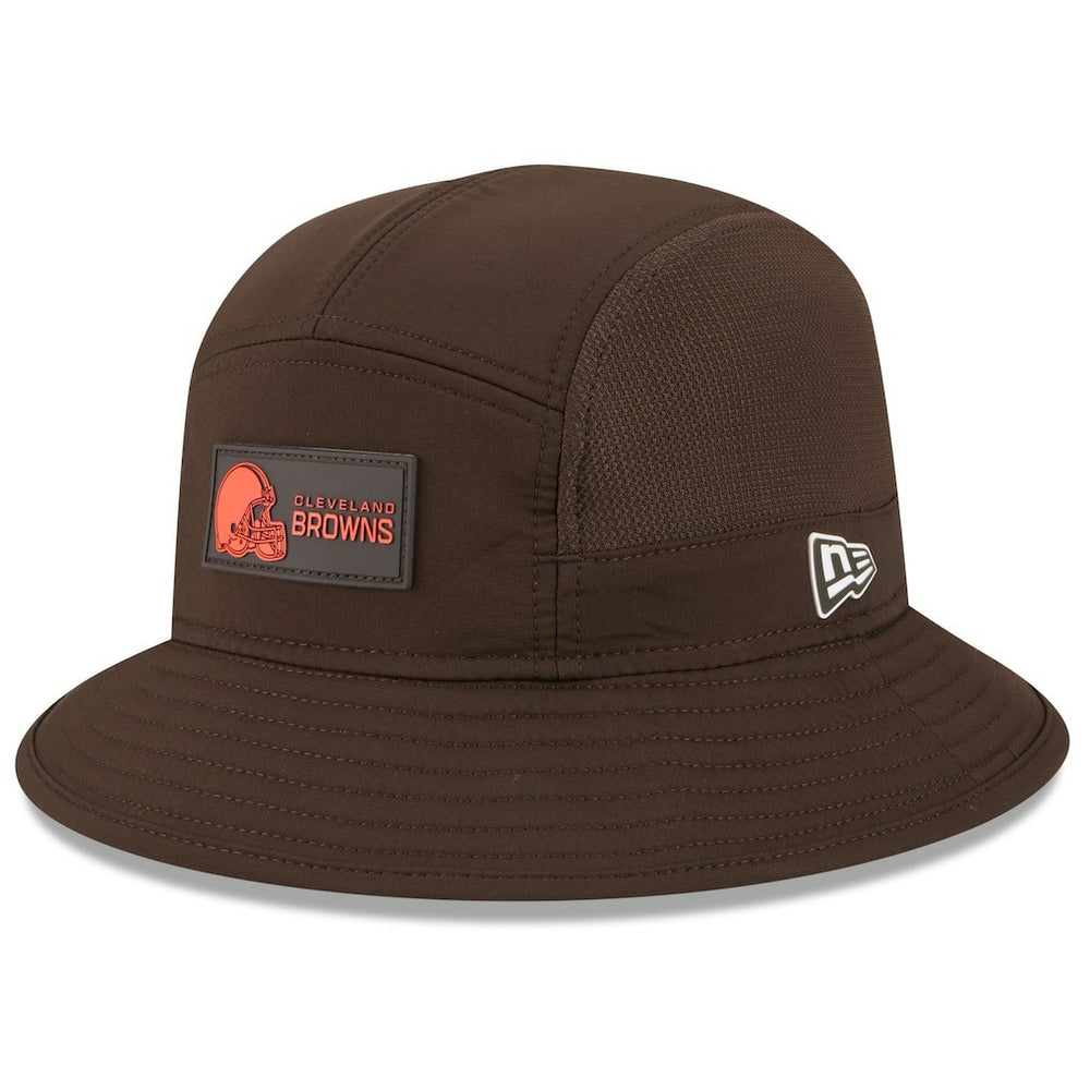 Cleveland Browns New Era 2025 Sideline Bucket Hat Brown