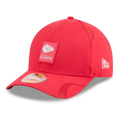 Kansas City Chiefs New Era Youth 2025 Sideline 9FORTY Adjustable Hat Red