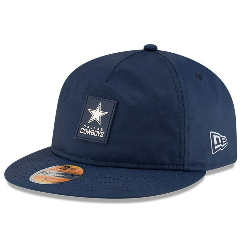 Dallas Cowboys New Era 2025 Sideline Retro Crown 59FIFTY Fitted Hat Navy