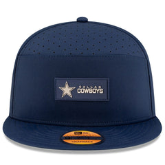 Dallas Cowboys New Era 2025 Sideline Split Panel 9FIFTY Snapback Hat Navy