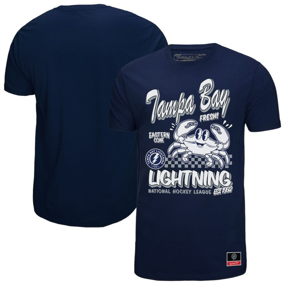 Tampa Bay Lightning Mitchell & Ness Local Food T-Shirt - Navy - NHL 202629811