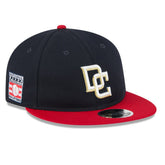 Washington Nationals New Era Baseball Hall of Fame Retro Crown 9FIFTY Adjustable Hat - Navy/Red - New Era on Sale
