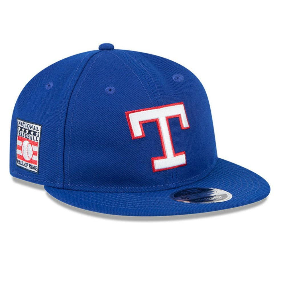 Texas Rangers New Era Baseball Hall of Fame Retro Crown 9FIFTY Adjustable Hat - Royal - New Era Discount
