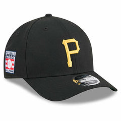 Pittsburgh Pirates New Era Baseball Hall of Fame 9FORTY M-Crown Adjustable Hat - Black - New Era Lifestyle