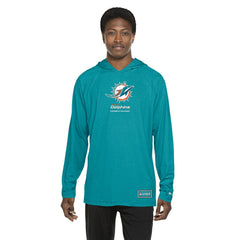 Miami Dolphins New Era Functional Fandom Hoodie Aqua