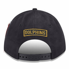Miami Dolphins New Era x Alpha Industries A-Frame 9FORTY Adjustable Hat Black