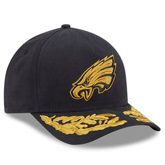 Philadelphia Eagles New Era x Alpha Industries A-Frame 9FORTY Adjustable Hat Black