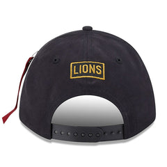 Detroit Lions New Era x Alpha Industries A-Frame 9FORTY Adjustable Hat Black