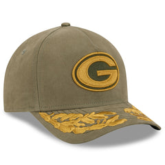 Green Bay Packers New Era x Alpha Industries A-Frame 9FORTY Adjustable Hat Olive
