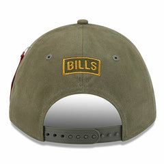 Buffalo Bills New Era x Alpha Industries A-Frame 9FORTY Adjustable Hat Olive