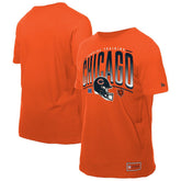 Chicago Bears New Era Combine Authentic Helmet T-Shirt Orange