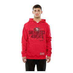 San Francisco 49ers New Era Combine Authentic Local State Throwback Hoodie Scarlet