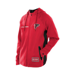 Atlanta Falcons New Era Combine Authentic Raglan Scuba Full-Zip Hoodie Red