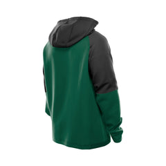 New York Jets New Era Combine Authentic Color Block Raglan Pullover Hoodie Green