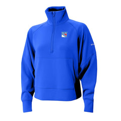 New York Rangers Columbia Women's Wickhams Hills Raglan Omni-Wick Half-Zip Pullover - Blue - NHL 202633152