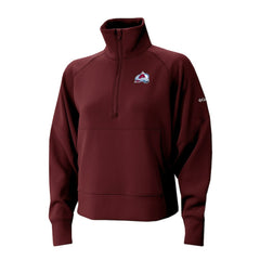 Colorado Avalanche Columbia Women's Wickhams Hills Raglan Omni-Wick Half-Zip Pullover - Maroon - NHL 202633154