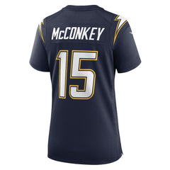 Nike Ladd McConkey Los Angeles Chargers Women's Alternate Super Chargers Game Jersey Navy