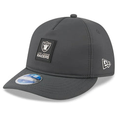 Las Vegas Raiders New Era 2025 Sideline Cold Weather Retro Crown 59FIFTY Fitted Hat Charcoal