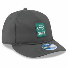 New York Jets New Era 2025 Sideline Cold Weather Retro Crown 59FIFTY Fitted Hat Charcoal