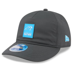 Carolina Panthers New Era 2025 Sideline Cold Weather Retro Crown 59FIFTY Fitted Hat Charcoal