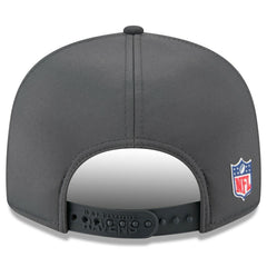 Baltimore Ravens New Era 2025 Sideline Cold Weather Split Panel 9FIFTY Snapback Hat Charcoal