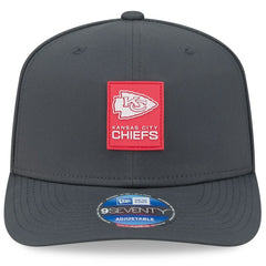 Kansas City Chiefs New Era 2025 Sideline Cold Weather 9SEVENTY Adjustable Hat Charcoal