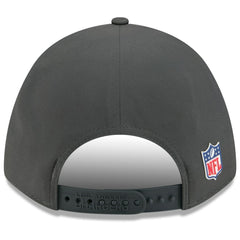 Miami Dolphins New Era 2025 Sideline Cold Weather 9FORTY M-Crown Adjustable Hat Charcoal
