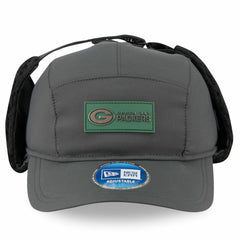 Green Bay Packers New Era 2025 Sideline Cold Weather Runner Dog Ear Adjustable Hat Charcoal
