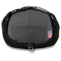 Indianapolis Colts New Era 2025 Sideline Cold Weather Runner Dog Ear Adjustable Hat Charcoal