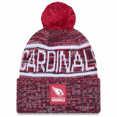 Arizona Cardinals New Era 2025 Sideline Cold Weather Cuffed Knit Hat with Pom Cardinal