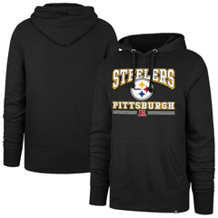 47 brand Pittsburgh Steelers '47 Packed House Headline Pullover Hoodie Black