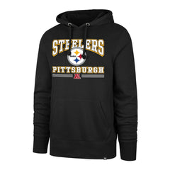47 brand Pittsburgh Steelers '47 Packed House Headline Pullover Hoodie Black