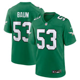Nike Zack Baun Philadelphia Eagles Alternate Game Jersey Kelly Green