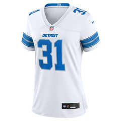 Nike Kerby Joseph Detroit Lions Women's Game Jersey White