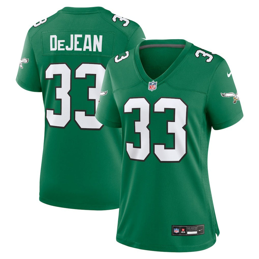 Nike Cooper DeJean Philadelphia Eagles Women's Alternate Game Jersey Kelly Green