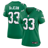 Nike Cooper DeJean Philadelphia Eagles Women's Alternate Game Jersey Kelly Green