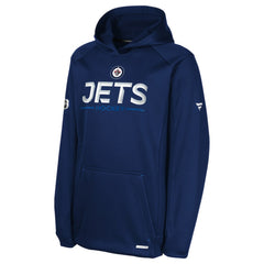 Winnipeg Jets Fanatics Youth Authentic Pro Rink Raglan Hoodie - Navy - NHL 202634963