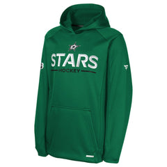 Dallas Stars Fanatics Youth Authentic Pro Rink Raglan Hoodie - Kelly Green - NHL 202634979