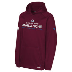 Colorado Avalanche Fanatics Youth Authentic Pro Rink Raglan Hoodie - Burgundy - NHL 202634981